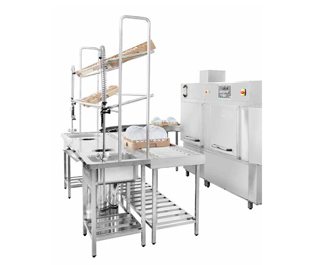 Lavado industrial máquina lavaplatos