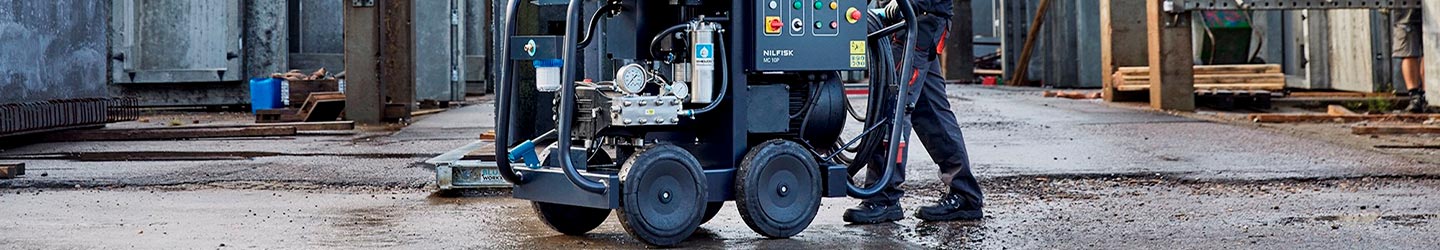 Máquina fregadora especializada industrial marca Nilfisk