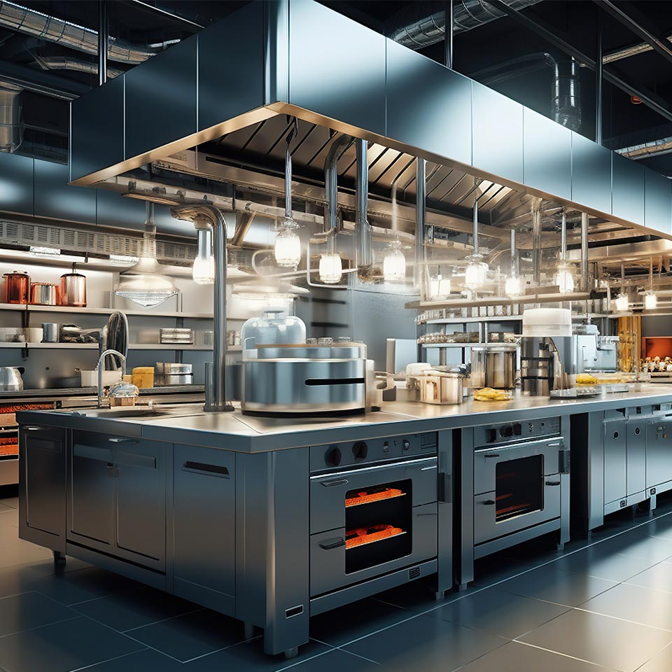 Mobiliario industrial de cocina última generación