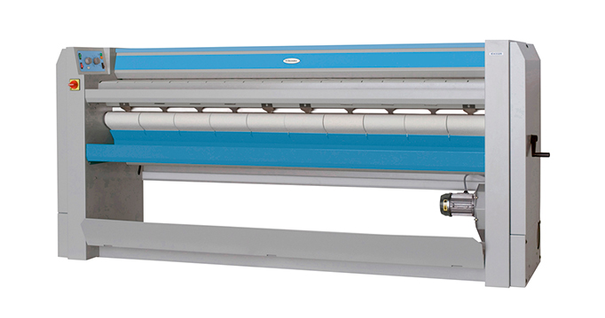 Máquina de planchado en posición vertical